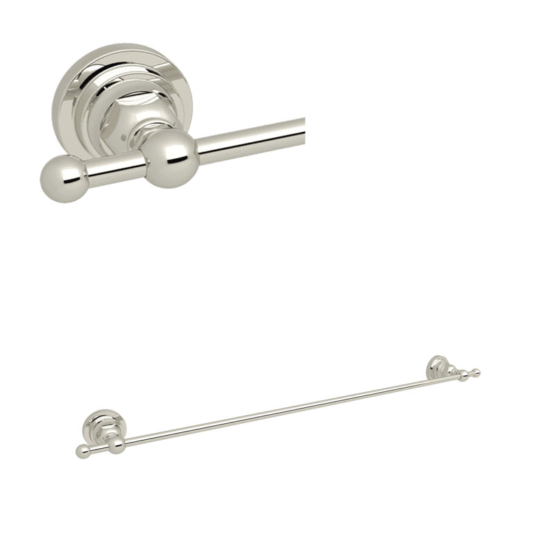 San Giovanni™ 24" Towel Bar, Polished Nickel, 2.08" H x 32.08" L x 2.36" D