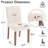 Upholstered Dining Chair, Modern Parsons Kitchen Chair, High Back Side Chair with Solid Wood Legs-1560901284