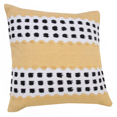 20" X 20" 100% Cotton Zippered Pillow