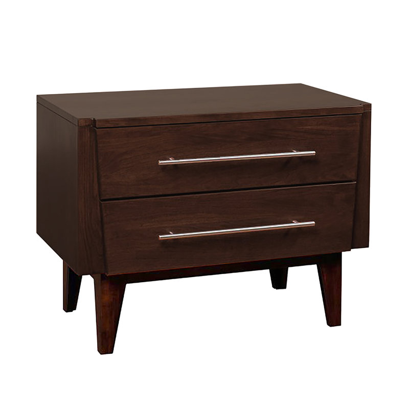 Green Bay Road 2 Drawer Nightstand 2 - Drawer Nightstand, Rich Tobacco