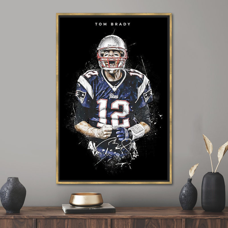 1 Piece Wall Art on Canvas, 60cm H x 90cm W, Gold Floater Frame
