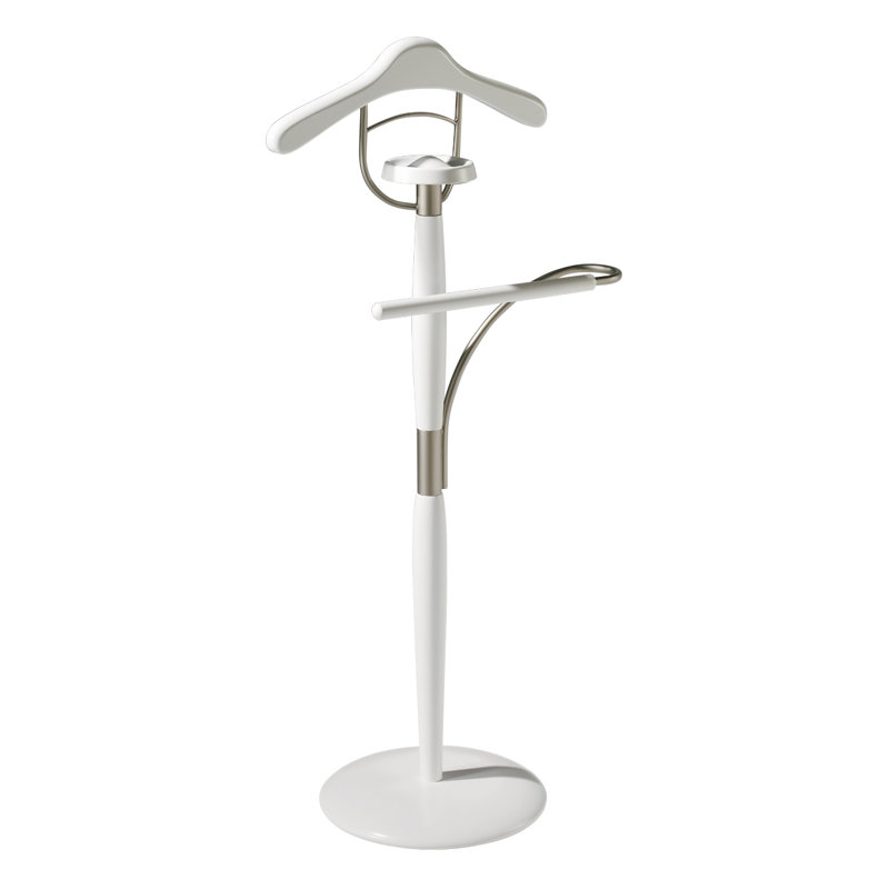 Freestanding Valet Stand, White