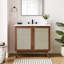 Base de meuble-lavabo simple 35 po Modway Soma seulement-93249717
