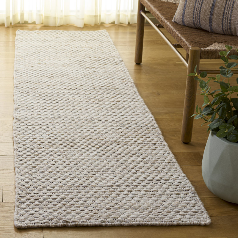Vermont Flatweave Wool;Cotton Solid Color Indoor Rug, 2'-3" X 8'-0" Runner