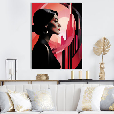 Art de la femme noire, beauté III - mode femme, art sur toile