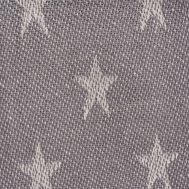 Hand Woven Throw Blanket, Gray