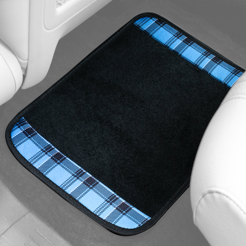 Ensemble de tapis de sol Tartan11, Bleu