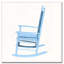 Chaise berçante en bois massif-734486775