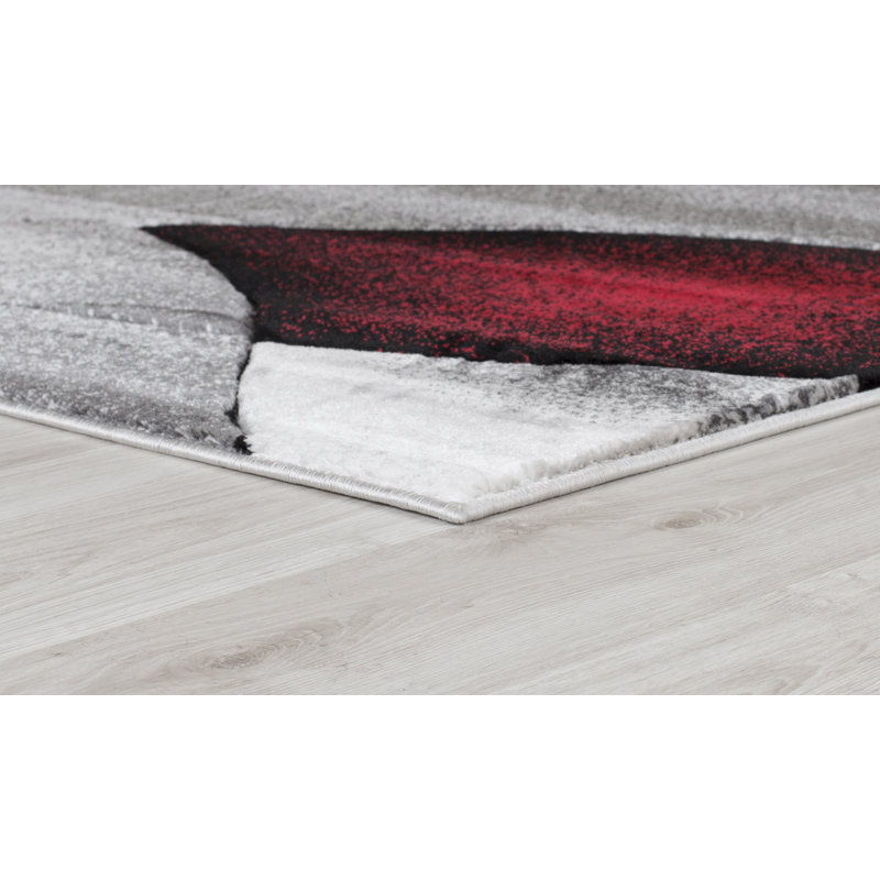 Adonia Abstract Indoor Rug, Rectangle 3'9" x 5'9"