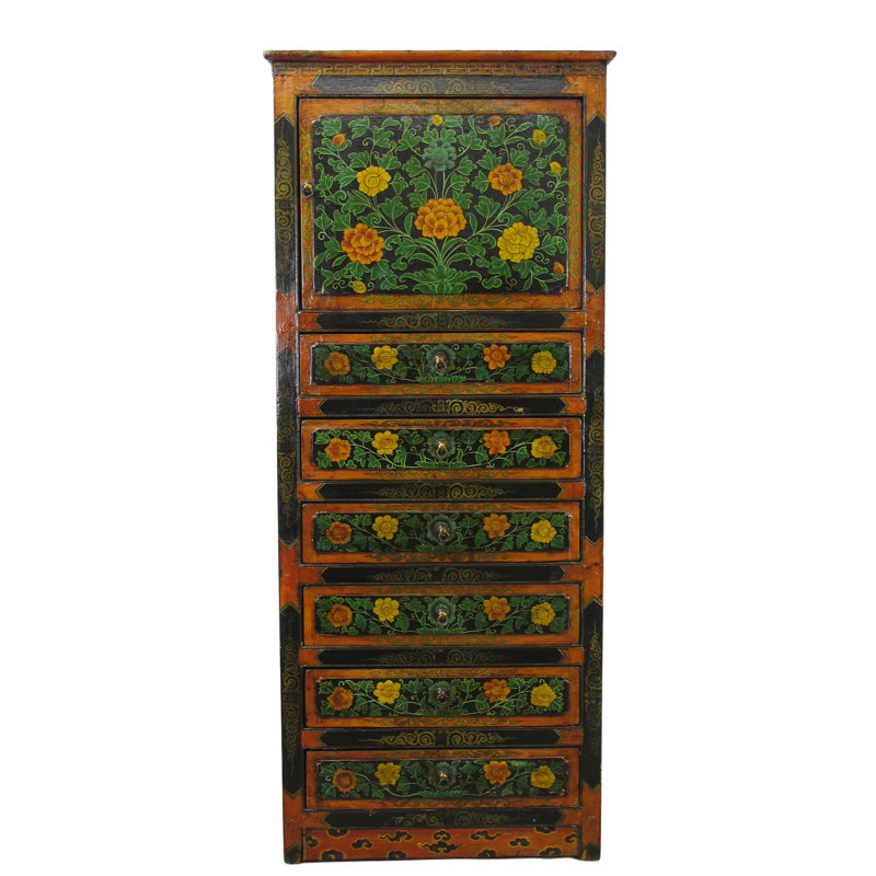 Solid Wood Accent Cabinet