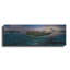 «Curieuse Island Seychelles Pano», art mural en métal, 48 po x 16 po