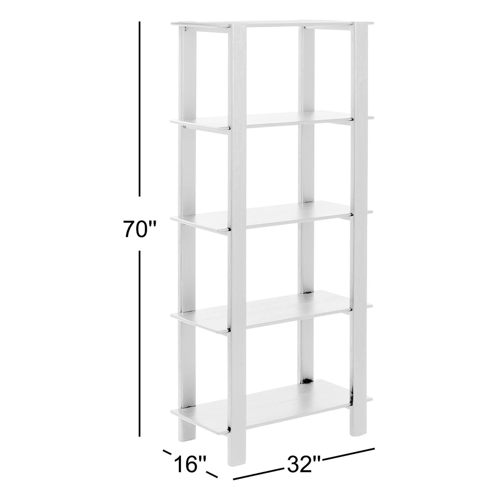 Villenova 32" Mango Bookcase, Light Blonde