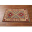 Tapis gris géométrique Kazak