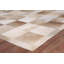 Natural Hide Hand Woven Cowhide Checkered Area Rug-25306991