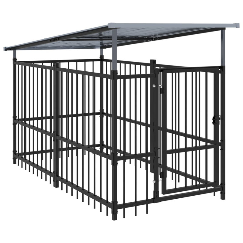 Wilfred 128cm H Steel Kennel