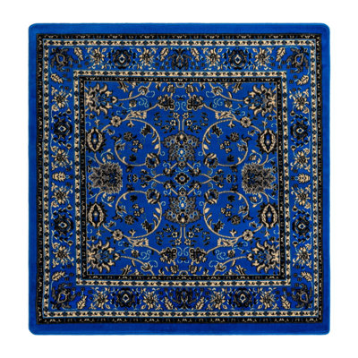 Tapis bleu vif Hanan