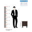 Table de chevet 2 tiroirs Belmont