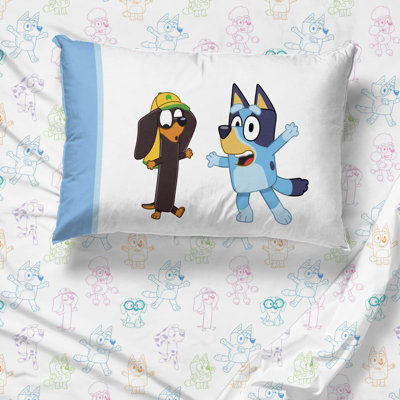 Bluey Fun With Friends Set Twin Bed Set with Duffle