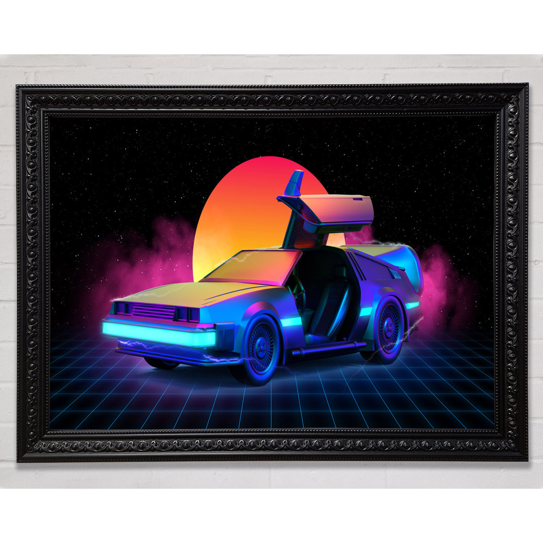 Delorean Smoke Sunrise - Druck