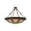 Fleur-de-lis 8 - Light Semi Flush Mount