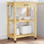 Kitchen Trolley MONZA 60X40x90 Cm Solid Wood Pine-1831165916