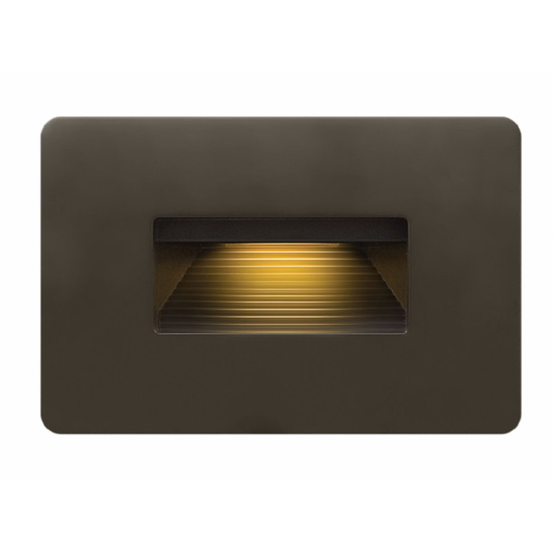 Luna Horizontal 120v 2700K Integrated LED Step Light, Bronze