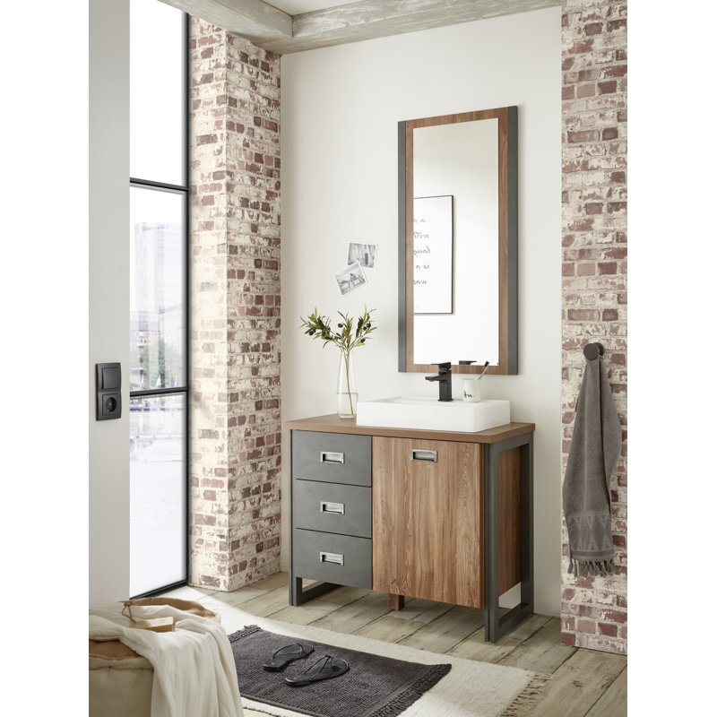 Kennemer Vanity & Mirror Set