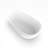 71 Inch Artificial Stone Solid Surface Freestanding Bathroom Bathtub
