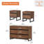 Ensemble de chambre à coucher moderne 3 pièces, commode de 47 pouces avec 6 tiroirs et 2 tables de chevet avec 2 tiroirs, ensemble de 3 chambres à coucher-1676129410