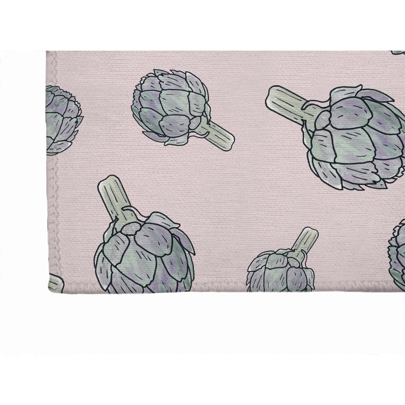Tapis d'été Summer Artichaut, Tapis de couloir 2 pi 6 po x 8 pi