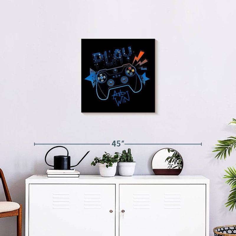Senne Play And Win Typography, 20" H x 20" W