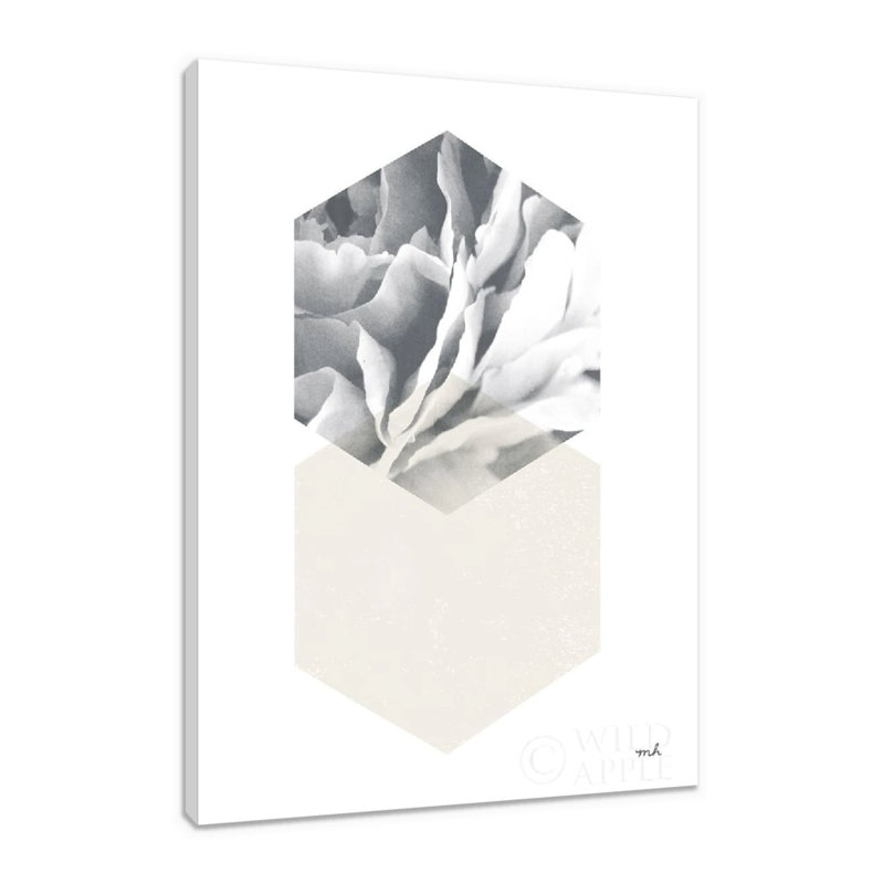 «Blooming Neutrals I» par Goldberger Jennifer - reproduction encadrée sur toile