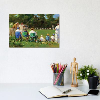 From The Boundary by John Haskins - Wrapped Canvas Painting