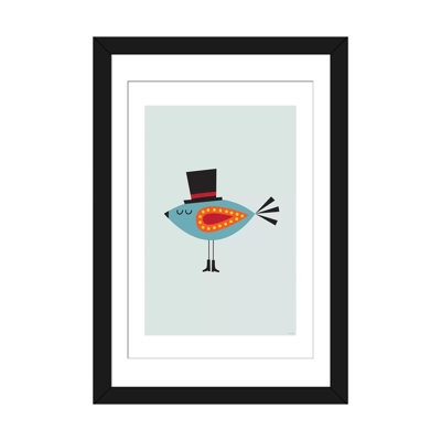 Bird (Turquoise), impression sur toile tendue