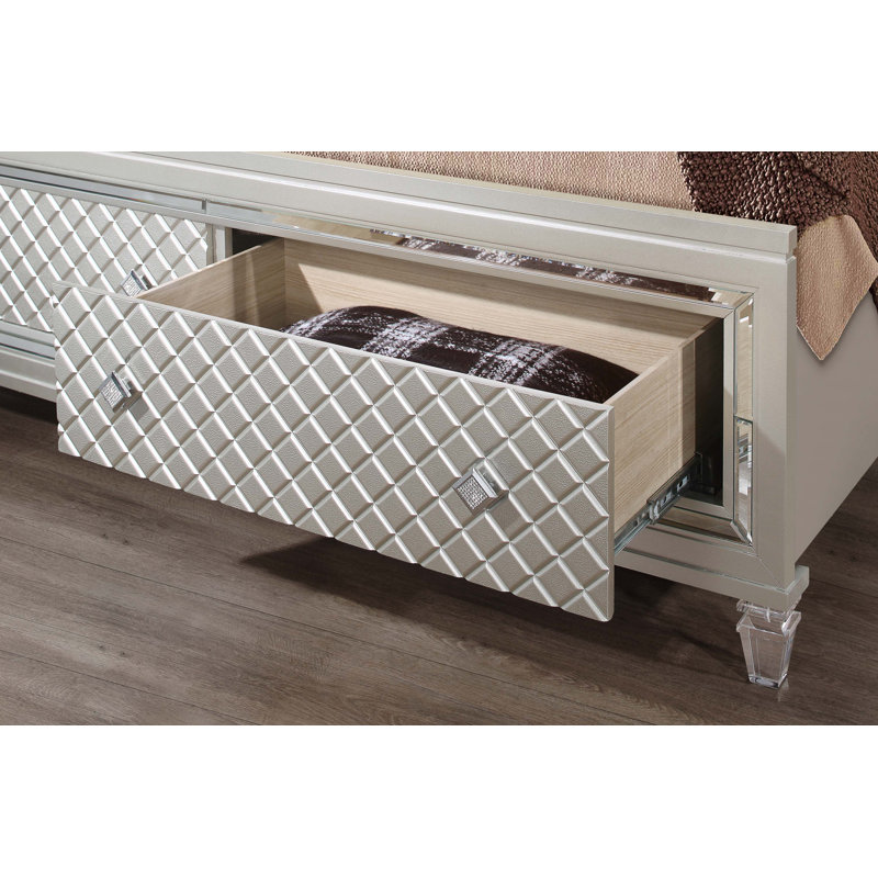 Grand lit avec croix Cross Glam, Grand lit