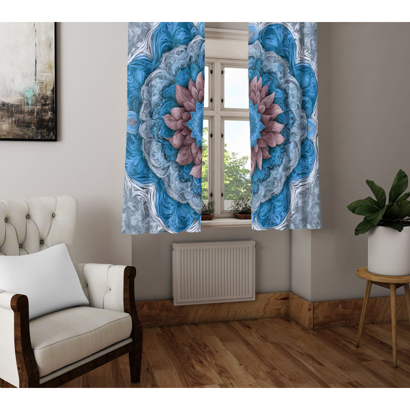 Semi Sheer Curtain Pair, 20" W x 82" L