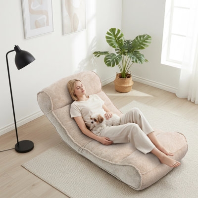 Adjustable Backrest Floor Chair 5-Way Position Recliner For Meditation Reading Or Lounging by Mercer41