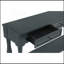 Console de 63 po de long avec tiroirs et tablette pour hall d'entrée, couloir, salon, table en bois d'acacia, bleu marine-118037725