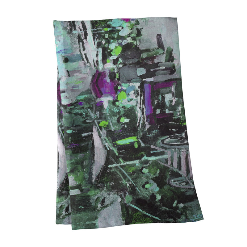 Tea Towel Kitchen Towel, Cotton Twill, Green