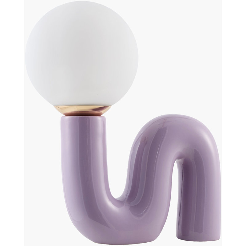 Luccia Accent Table Lamp, Dark Purple