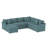 Cecelia 119" W Sinuous Springs 6-Person 3-Piece U-Shaped Sectional-1845995524-1845997497