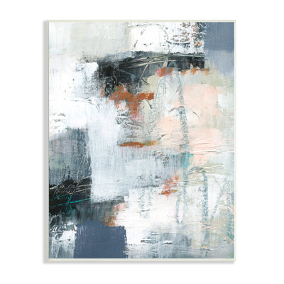 «Dynamic Fort Architecture Abstraction Dense Layered Shapes», art mural sur toile tendue XXL par Victoria Barnes