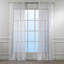 Extra Long & Extra Wide Chiffon Faux Silk Crep Single Panel Curtain-75301875-75301845