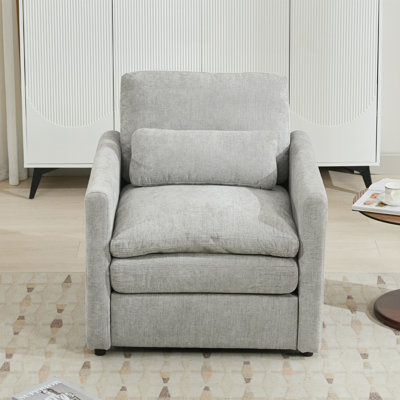 31.9"Chenille Upholstered Armchair