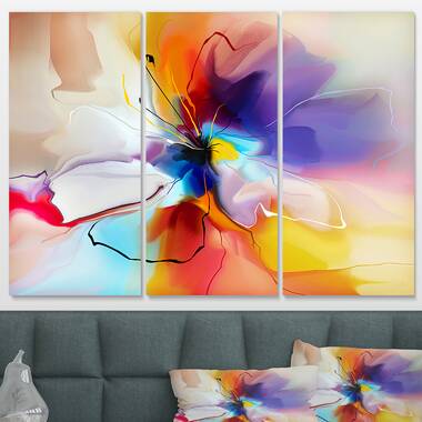 Latitude Run July Heat 3 Piece Painting Print on Wrapped Canvas Set