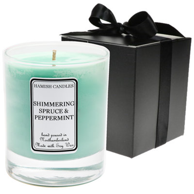 Glass Jar Candle with Holder