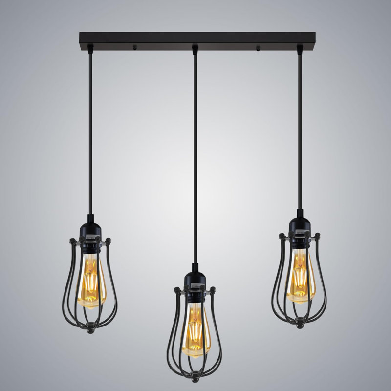 3 - Light Pendant, Black