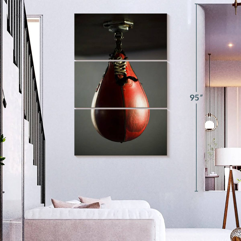Sireci Boxing Speed Bag, 74" H x 48" W