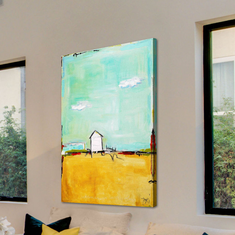 Reproduction d’art sur toile tendue, "joie quotidienne" par tori campisi, H 36 po x l 24 po