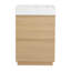 Ensemble de meuble-lavabo 24 po avec lavabo simple, meuble-lavabo sous-comptoir moderne avec double tiroir, meuble-lavabo sur pied autoportant, bois d'ingénierie-126319757